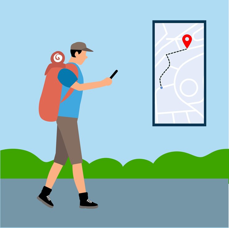 Vector viaje del cliente