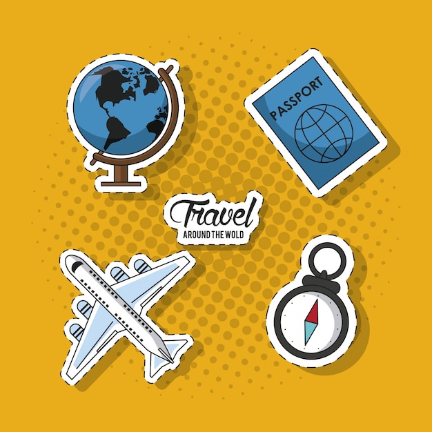 Viaje por el mundo marco