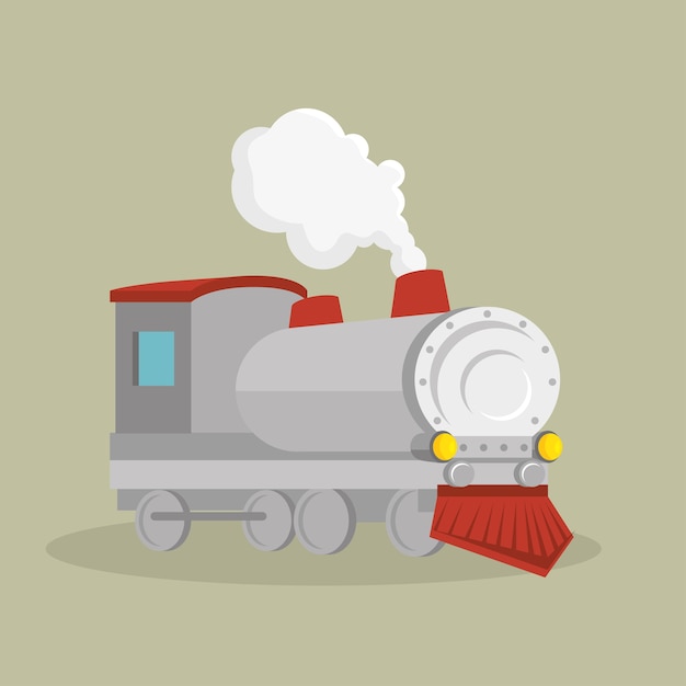 viaje en tren concepto icono vector ilustración diseño