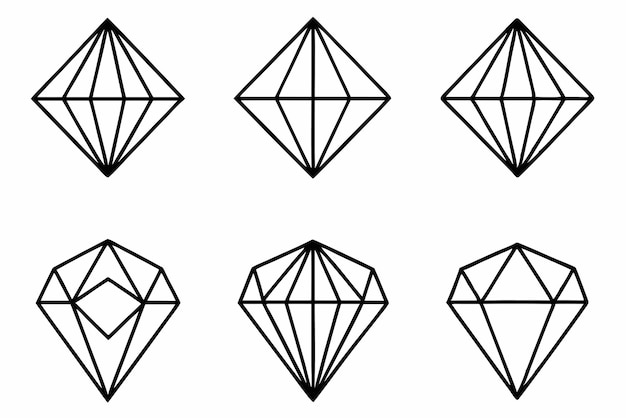 Viajes artísticos de la línea de patrones de diamantes