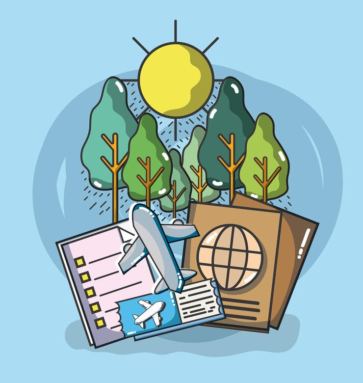 Vector viajes y vacaciones