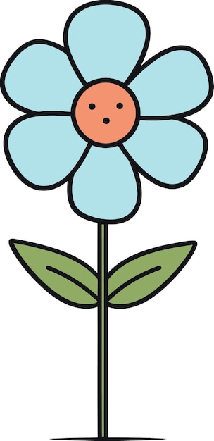 Vías de pétalos en vectores Sinfonía floral caprichosa