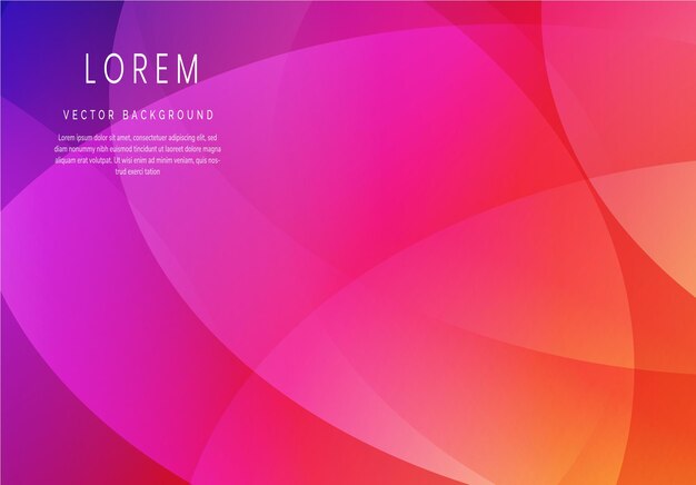 vibrant abstract background with colorful overlapping shapes