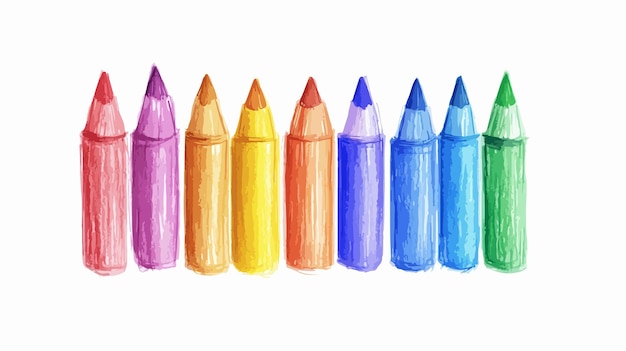 Vibrant Marker Ilustración de color Obra artística vectorial para proyectos de diseño gráfico