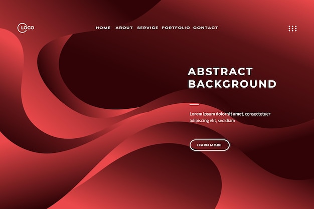 Vibrant Web Advertising Abstract Fondo rojo para las campañas de marketing digital llamativas