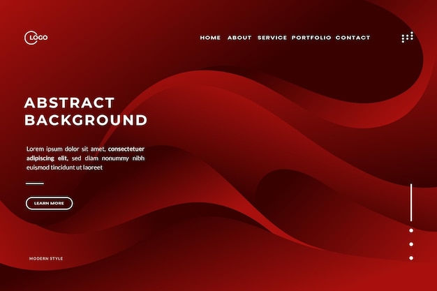 Vibrant Web Advertising Abstract Fondo rojo para las campañas de marketing digital llamativas
