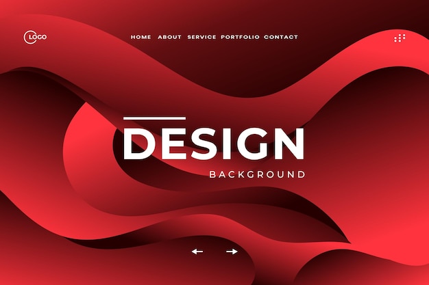 Vibrant Web Advertising Abstract Fondo rojo para las campañas de marketing digital llamativas