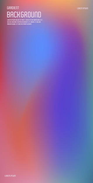 Vibrante arco iris gradiente de fondo vívido borrón abstracto con tonos cálidos y fríos