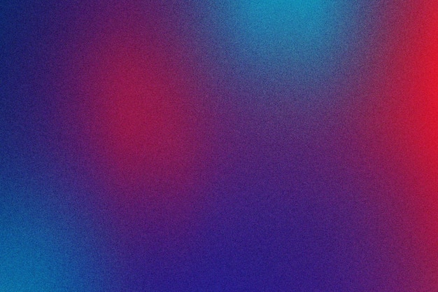 Vibrante y brillante teal rojo y índigo gradiente textura granulada