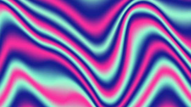 Vibrante yk fondo de gradiente ondulado diseño abstracto de neón retro