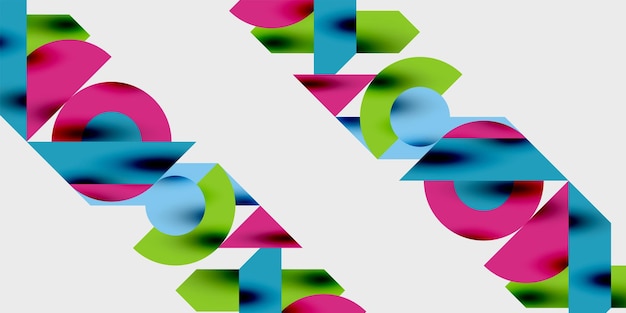 Vibrantes círculos de fondo abstractos con gradientes suaves que crean un diseño dinámico y moderno Ideal para proyectos creativos de tecnología o temas contemporáneos