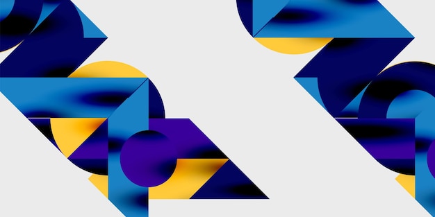 Vibrantes círculos de fondo abstractos con gradientes suaves que crean un diseño dinámico y moderno Ideal para proyectos creativos de tecnología o temas contemporáneos
