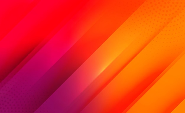 Vibrantes colores de gradiente vectorial arreglados de fondo