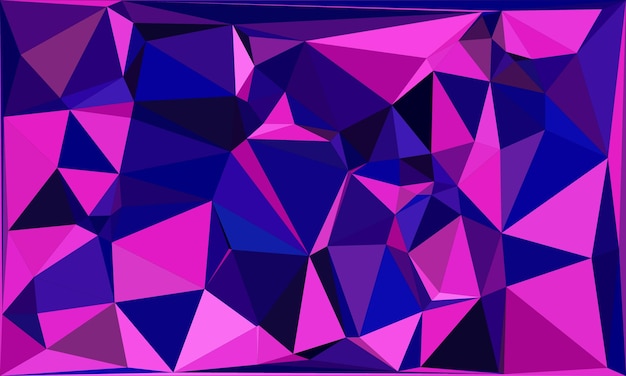 Vibrantes fondos poligonales con formas y colores geométricos dinámicos para el diseño digital