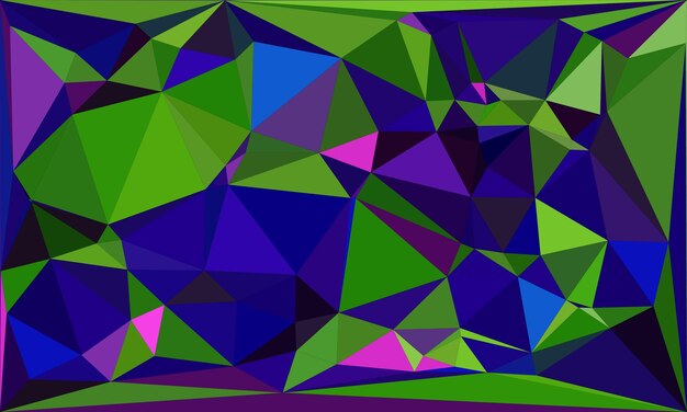 Vibrantes fondos poligonales con formas y colores geométricos dinámicos para el diseño digital
