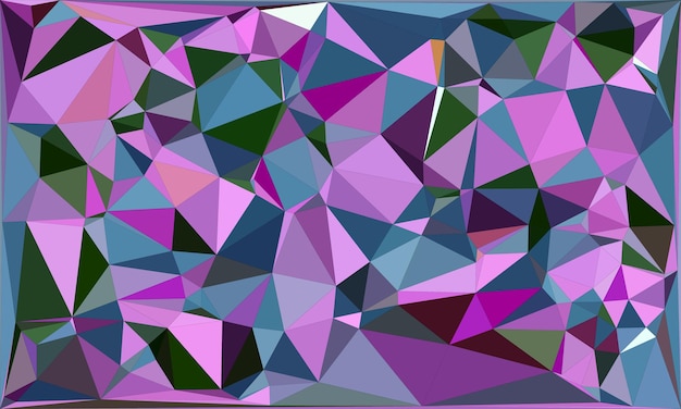 Vibrantes fondos poligonales con formas y colores geométricos dinámicos para el diseño digital