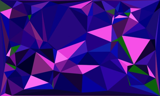 Vibrantes fondos poligonales con formas y colores geométricos dinámicos para el diseño digital