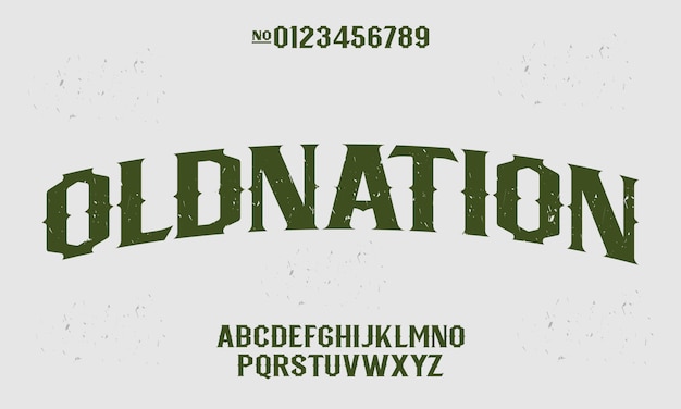 Vector victoriana vintage alphabet typeface