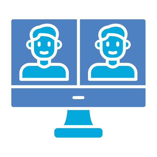 Vector video call icon