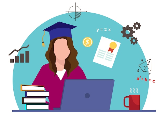Video explicativo tutorial en línea o experiencia en cursos de capacitación que explica la estrategia comercial película en línea o videoclip educativo experto en negocios explica el gráfico circular de negocios en la interfaz de video