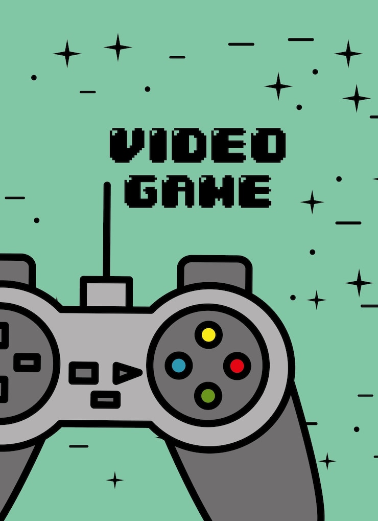 Vector de vídeo de juego