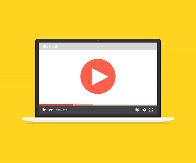 Video en línea, ver películas, materiales educativos, conceptos de cursos web