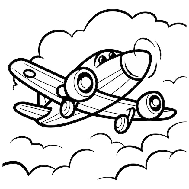 Un videojuego lúdico de un avión en vuelo