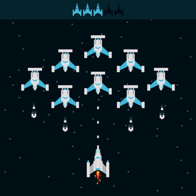 videojuego nave extraterrestre