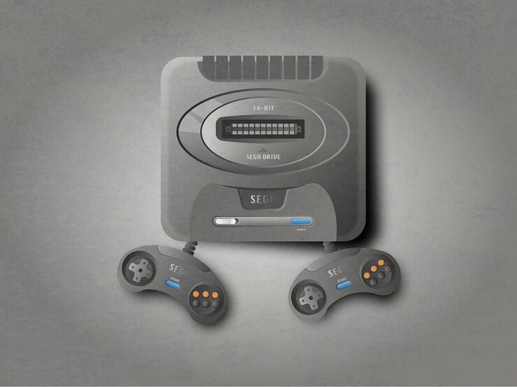 Vector el videojuego de sega nostálgicos recuerdos