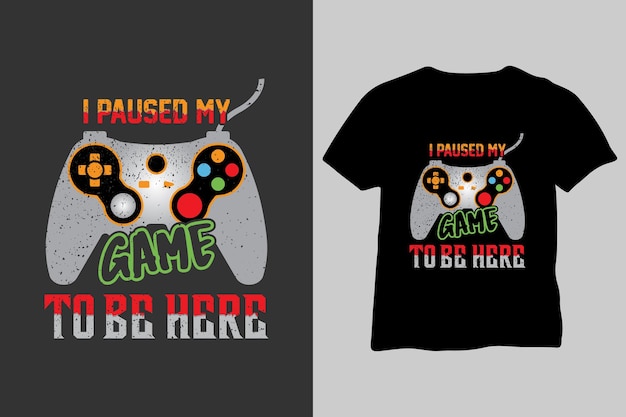 Videojuegos Funny Gamer Retro Gaming Diseño de camiseta colorida