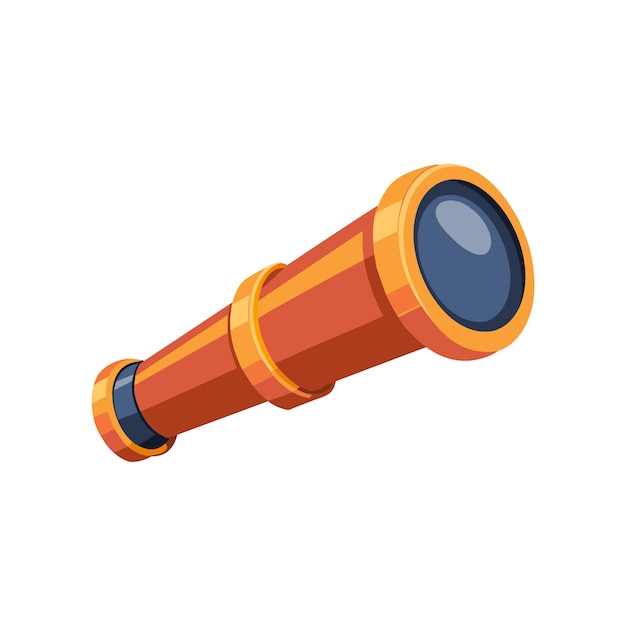 Vidrio telescópico para estudiar los planetas y un eclipse solar Icon sticker scrapbooking