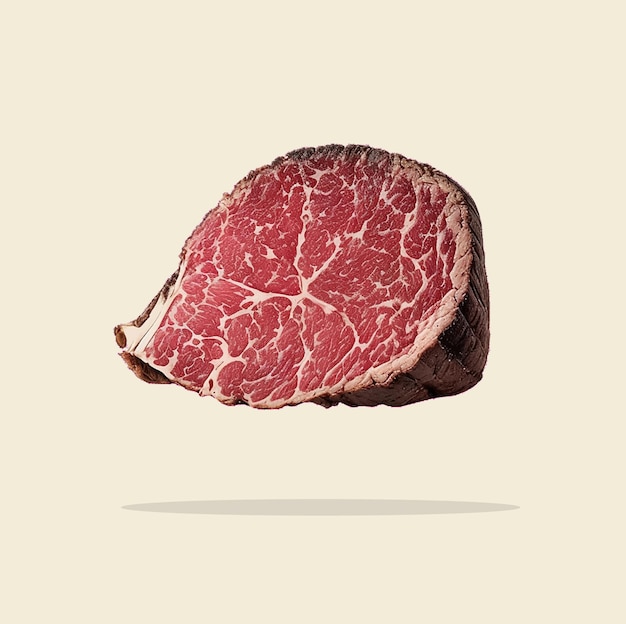 Vector vieja ilustración de cortes de carne de res