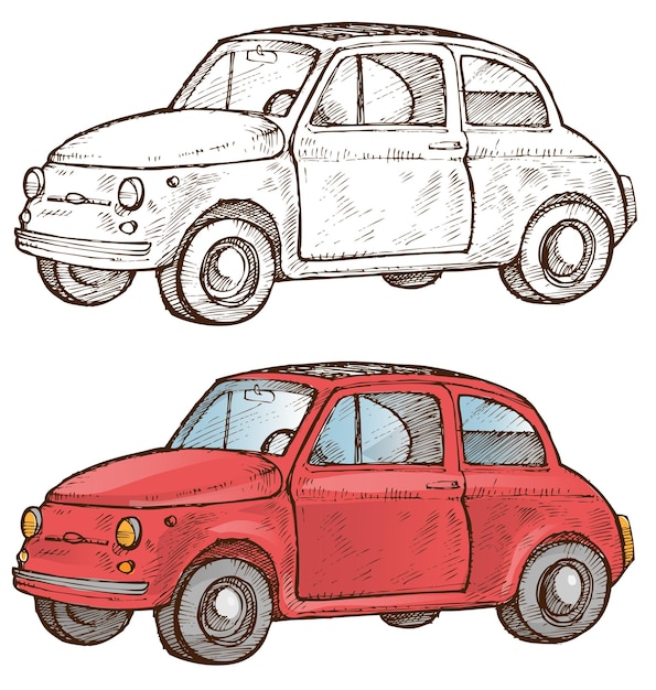 viejo coche italiano