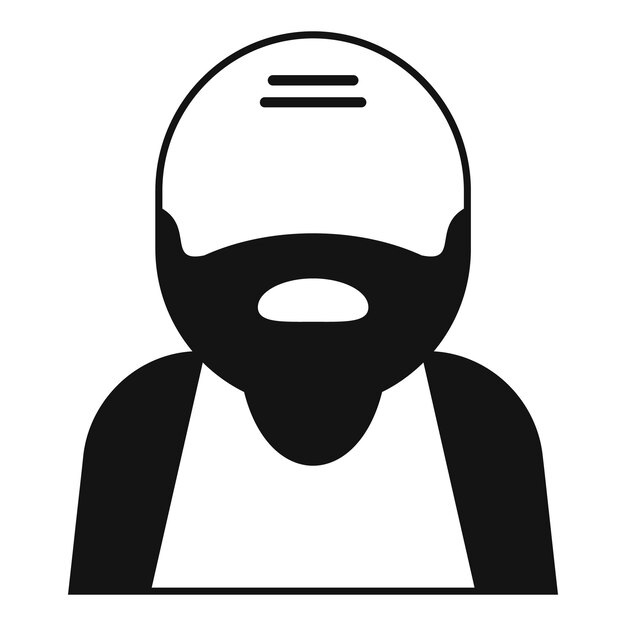 Viejo padre icono simple vector Vida adulta Etapa de generación
