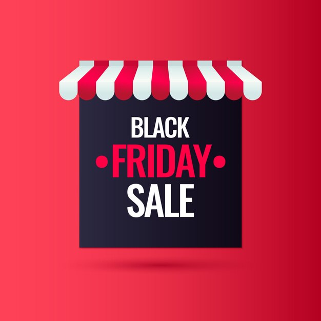 Viernes negro Grandes ventas. Cartel moderno y moderno para anunciar sus productos. ilustración.