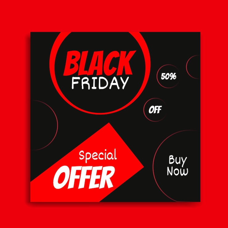 Viernes Negro grandes ventas oferta especial diseño plantilla vector descuento pancarta