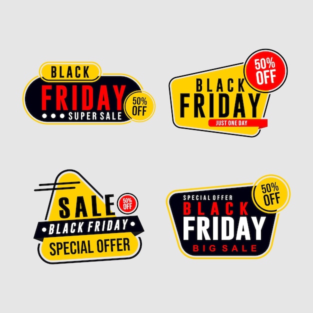 Viernes Negro piso diseño venta de descuento pancarta