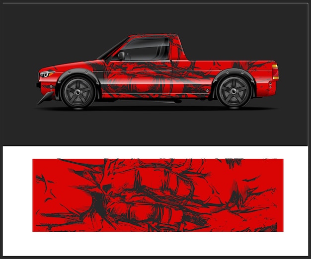 Vinilo adhesivo para coche para gráficos de coche de carreras.