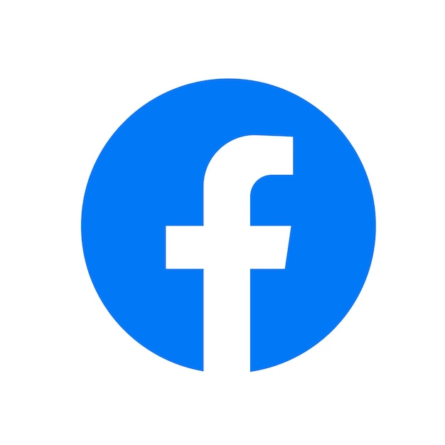 Vinnytsia Ucrania 19 de enero de 2021 Facebook Vector de un icono plano con la letra F