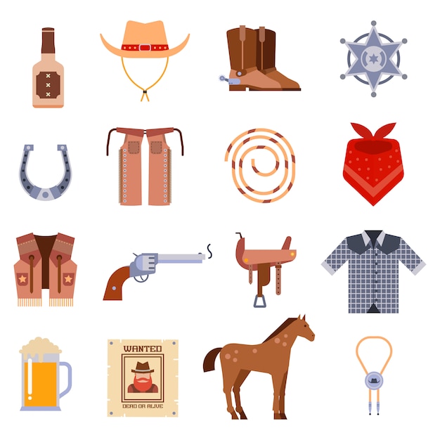 Vector vintage americano antiguo diseños occidentales muestra y gráficos vaquero