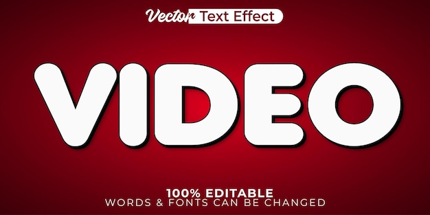 Vintage Efecto de texto vectorial Editable Alfabeto Retro Moderno años 90 años 70