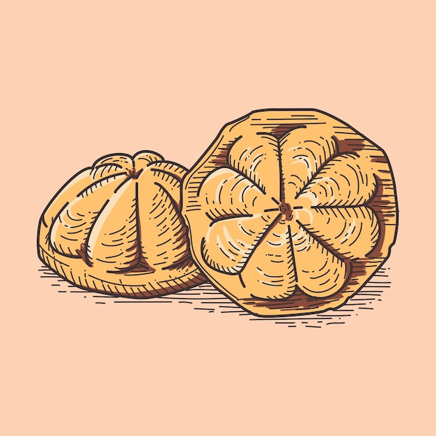 Vintage y estilo de la vieja escuela del sureste postre tradicional Kuih Bahulu