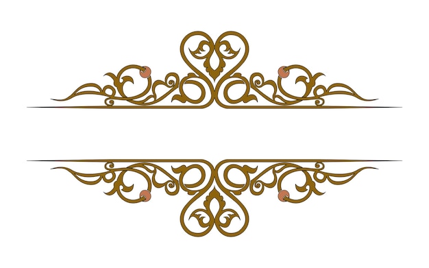 Vintage floral caligráfico floral viñeta rollo esquinas elementos de diseño ornamental conjunto de negro y color ilustración vectorial aislada