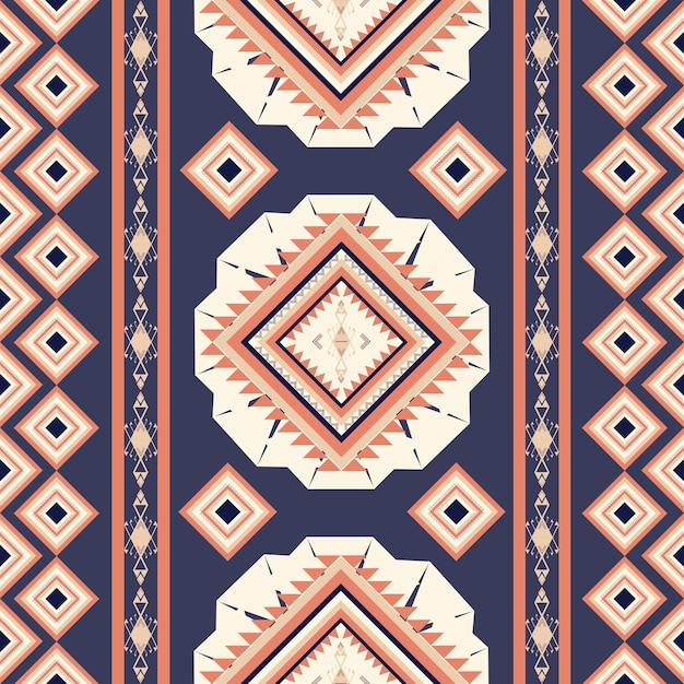 Vintage patrón abstracto étnico sin costuras tribal