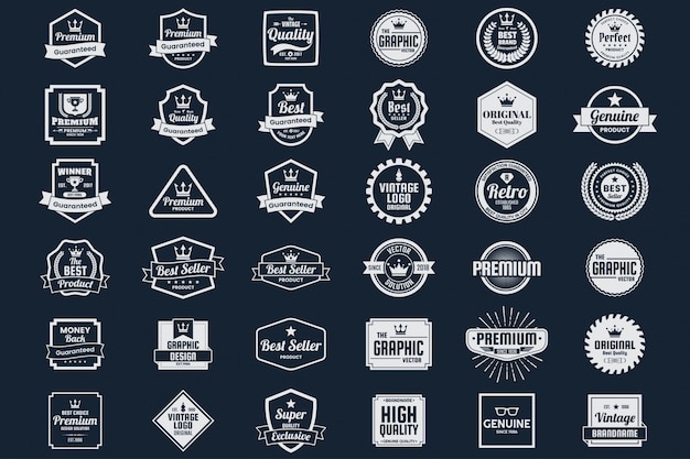 Vintage Retro Vector Logo para banner