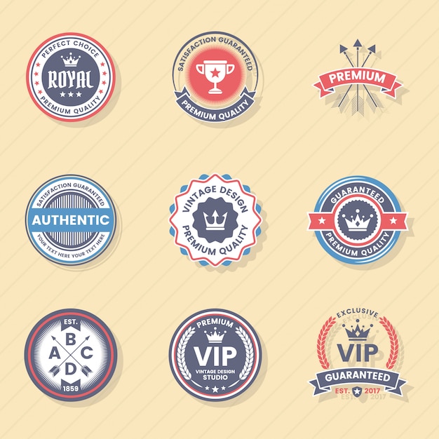 Vintage retro vector logo para banner