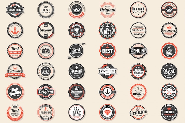 Vintage retro vector logo para banner