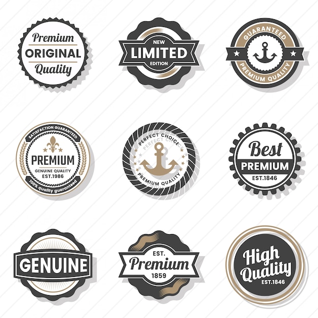 Vintage Retro Vector Logo para banner