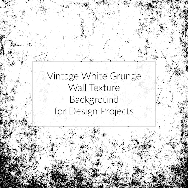 Vintage White Grunge Texture Wall Fondo para proyectos de diseño