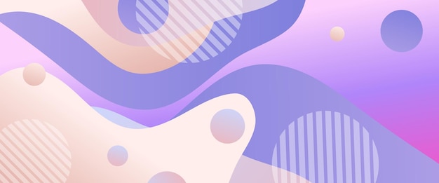 Violet púrpura y beige vector simple gradiente fondo de pancarta con ondas y formas líquidas diseño vectorial para presentaciones volantes carteles fondo invitaciones de informe anual